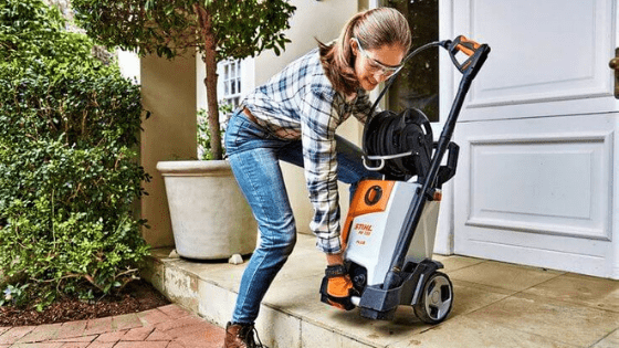 store your pressure washer